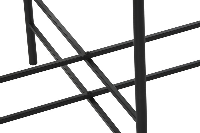 DKD Home Decor Mesa Centro Loft Negro Natural 50 x 53 x 61 cm