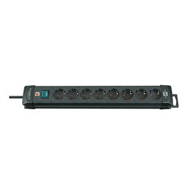 Brennenstuhl Premium-Line Regleta 8 Tomas 3m Cable Negro BN-1951180100