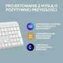 Teclado inalámbrico Logitech K950 Slim Blanco Diseño Polaco