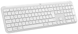 Logitech K950 Teclado inalámbrico de membrana blanco para oficina