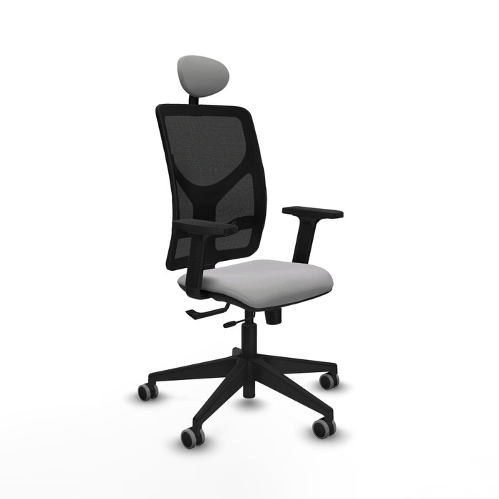 PIQUERAS Y CRESPO Silla de oficina Motilla Gris claro con mecanismo Sincro/Traslack PIQUERAS Y CRESPO Silla de oficina Motilla Gris claro con mecanismo Sincro/Traslack