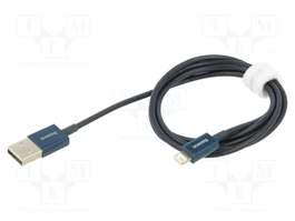 BASEUS Cable de 1m con conector Lightning a USB A, azul
