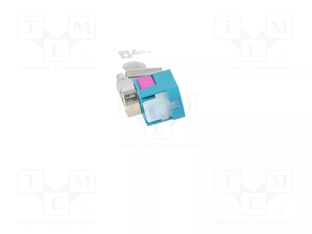 4CARMEDIA Conector de Antena FAKRA Angular para RG174 Verde