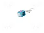 4CARMEDIA Conector de Antena FAKRA Angular para RG174 Verde
