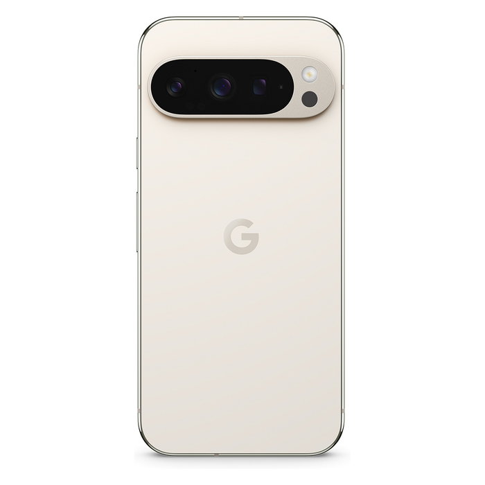 Google Pixel 9 Pro XL Smartphone 128GB 16GB RAM 5G - Pantalla OLED 6.8" 120Hz, Cámara Triple 50MP, Android 14, Color Porcelain (Blanco)