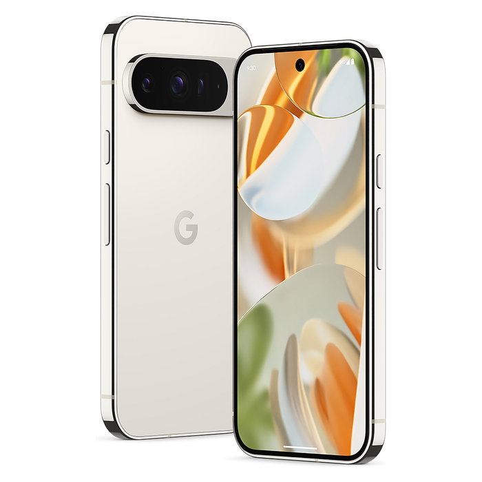 Google Pixel 9 Pro XL Smartphone 128GB 16GB RAM 5G - Pantalla OLED 6.8" 120Hz, Cámara Triple 50MP, Android 14, Color Porcelain (Blanco)