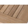 DKD Home Decor Mesa de Comedor para Terraza y Jardín de Teca Extensible, Color Marrón, 100 x 75 x 180 cm (Extensible a 240 cm)