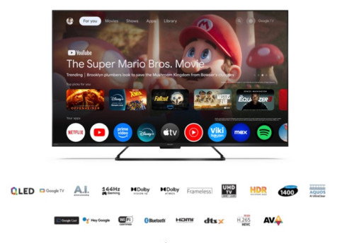 Sharp 55HR7265E Google TV 55 QLED 4K Ultra HD Sharp 55HR7265E Google TV 55 QLED 4K Ultra HD