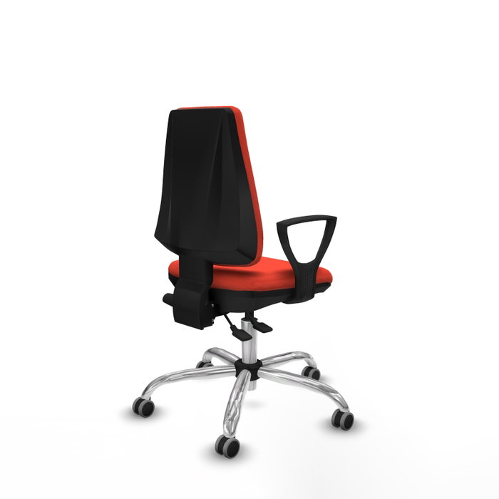 PIQUERAS Y CRESPO Silla de oficina Elche con mecanismo Asincro Naranja oscuro