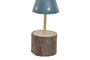DKD Home Decor Árbol Paulownia 5x5x15 Natural y Azul (Pack de 2)