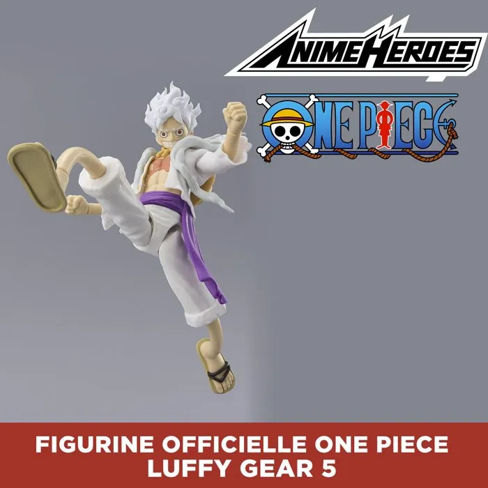 Bandai Figura One Piece Héroes del Anime 37054 - Luffy Gear 5 (17 cm)