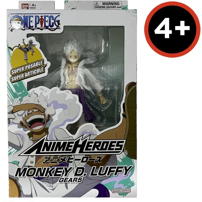 Bandai Figura One Piece Héroes del Anime 37054 - Luffy Gear 5 (17 cm)