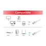 EQUIP Patchkabel Cat6A S/FTP 25m Blanco