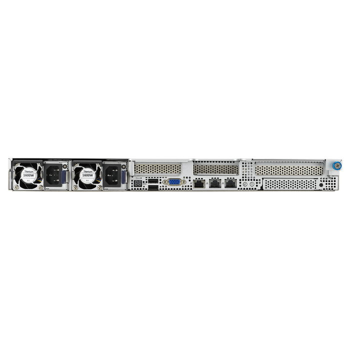 ASUS RS501A-E12-RS12U/1G Barebone Server Rack 1U, SP5 Socket LGA 6096 AMD, 12 NVMe, 1.6kW PSU, OCP, GPU Support, 90SF03Y1-M000D0