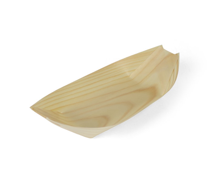 Algon Set 4 Barquillas Madera 23 cm (24 Unidades)