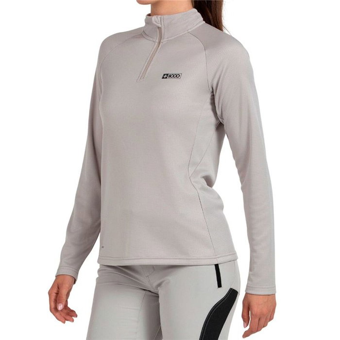 Camiseta de Manga Larga de Mujer +8000 Lua Marfil