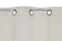 DKD Home Decor Cortina de Poliéster 140x260 cm Crudo con 8 Anillas