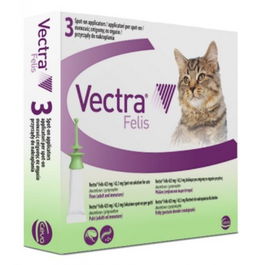 Vectra Felis Pipetas Antiparasitarias para Gatos 3 Unidades