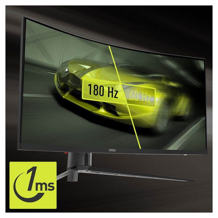 MSI MAG 345CQRDE Monitor Curvo 34" UWQHD 180Hz VA 1ms Negro