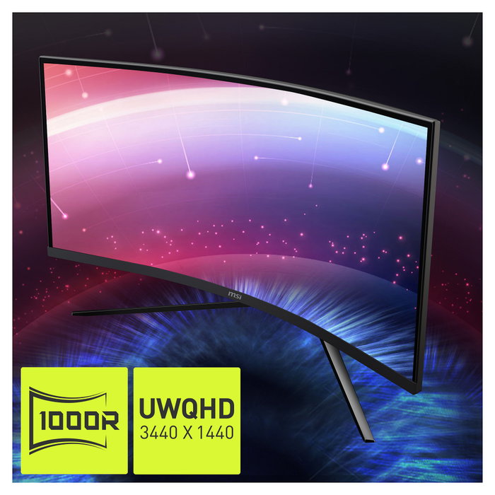 MSI MAG 345CQRDE Monitor Gaming Curvo 34 pulg. UWQHD 180Hz VA Black MSI MAG 345CQRDE Monitor Gaming Curvo 34 pulg. UWQHD 180Hz VA Black