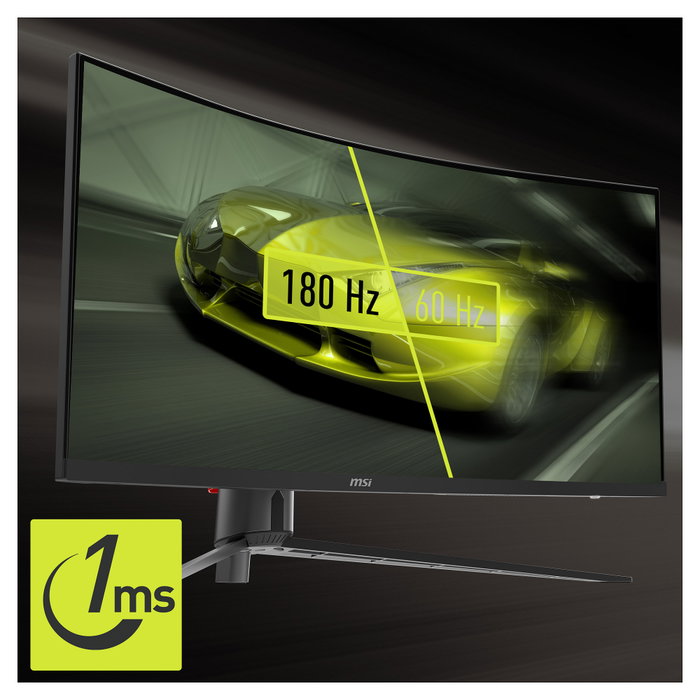 MSI MAG 345CQRDE Monitor Gaming Curvo 34 pulg. UWQHD 180Hz VA Black MSI MAG 345CQRDE Monitor Gaming Curvo 34 pulg. UWQHD 180Hz VA Black