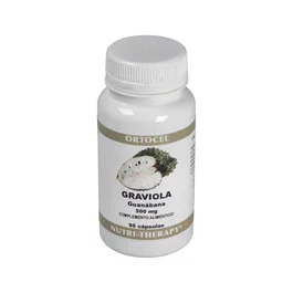 ORTOCEL NUTRI-THERAPY Graviola extracto 500mg, 90 cápsulas