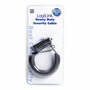 LogiLink Cable antirrobo para portátil con combinación de 4 cifras, negro