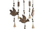 DKD Home Decor Decoración Colgante Indio Marron Arbol de la Vida Corazon Sol 20 x 61 x 20 cm (3 Unidades)