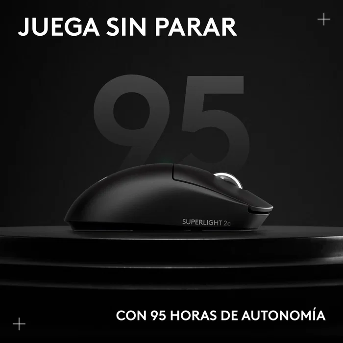 Logitech G PRO X SUPERLIGHT 2c Ratón Gaming Inalámbrico Negro Logitech G PRO X SUPERLIGHT 2c Ratón Gaming Inalámbrico Negro