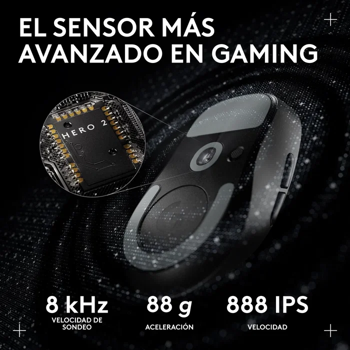 Logitech G PRO X SUPERLIGHT 2c Ratón Gaming Inalámbrico Negro Logitech G PRO X SUPERLIGHT 2c Ratón Gaming Inalámbrico Negro