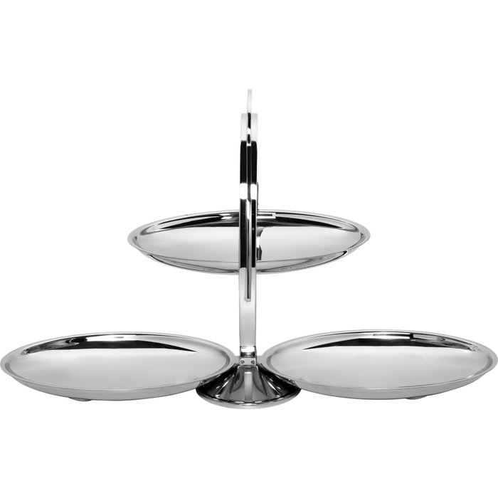 Alessi Anna Gong Etagere Plegable de Acero Inoxidable 18/10