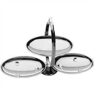 Alessi AM37 Anna Gong Frutero Plegable Acero Inoxidable 18/10 Alessi AM37 Anna Gong Frutero Plegable Acero Inoxidable 18/10