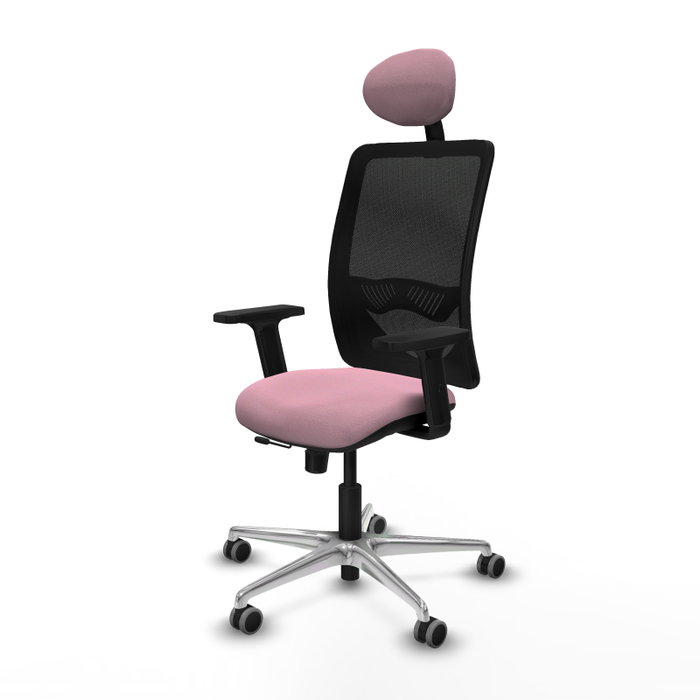 PIQUERAS Y CRESPO Silla de oficina Zulema Rosa y Negro PIQUERAS Y CRESPO Silla de oficina Zulema Rosa y Negro