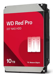 Western Digital WD Red Pro - Disco duro NAS de 10TB - Para sistemas empresariales de hasta 24 bahías, alto rendimiento