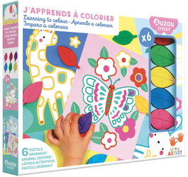 Aprendo a colorear. Cofre de artista, Nina GHATAORA - AUZOU EDITIONS