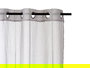 Cortina Visillo Gris Claro 140x260 cm Giftdecor (Set de 6)