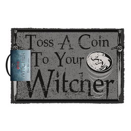Pyramid The Witcher Toss a Coin Felpudo Alfombra de Entrada 40 x 60 cm