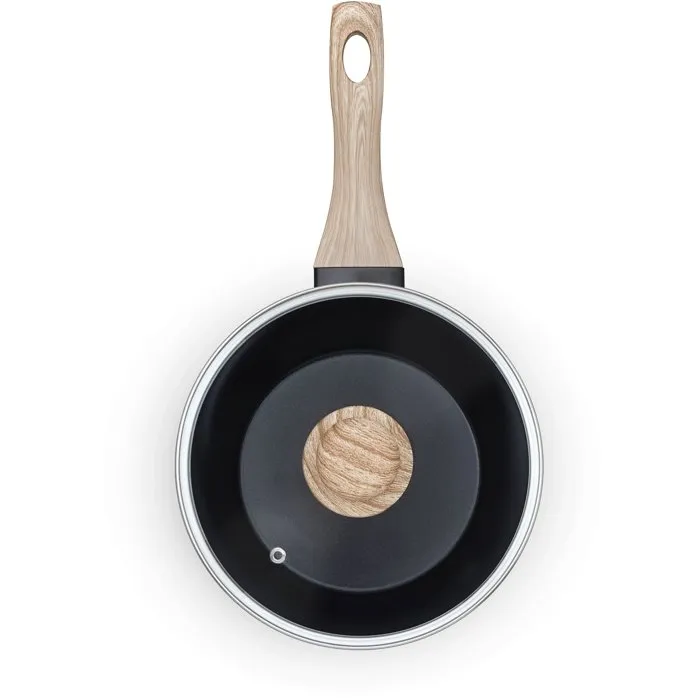 Pyrex PYR3426470301145 - Cacerola con Tapa Cook & Care 18 cm Antiadherente para Inducción, Libre de PFAS Pyrex PYR3426470301145 - Cacerola con Tapa Cook & Care 18 cm Antiadherente para Inducción, Libre de PFAS