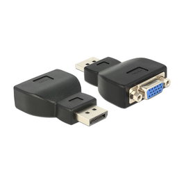 DeLOCK Adaptador DisplayPort 1.1 Macho a VGA Hembra Negro