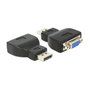 DeLOCK Adaptador DisplayPort 1.2 Macho a VGA Hembra Negro