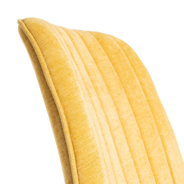 Silla Amarillo Tejido-Metal Contract 50 X 60 X 85 cm (Set de 4)