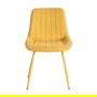 Silla Amarillo Tejido-Metal Contract 50 X 60 X 85 cm (Set de 4)