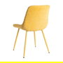 Silla Amarillo Tejido-Metal Contract 50 X 60 X 85 cm (Set de 4)