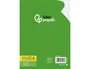 Liderpapel Bloc de notas A4 horizontal 80 hojas 60g/m2 con doble margen azul