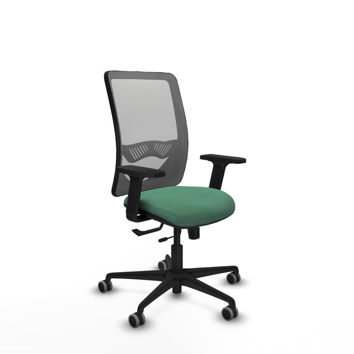 PIQUERAS Y CRESPO Silla de oficina Zulema Verde esmeralda y Gris PIQUERAS Y CRESPO Silla de oficina Zulema Verde esmeralda y Gris