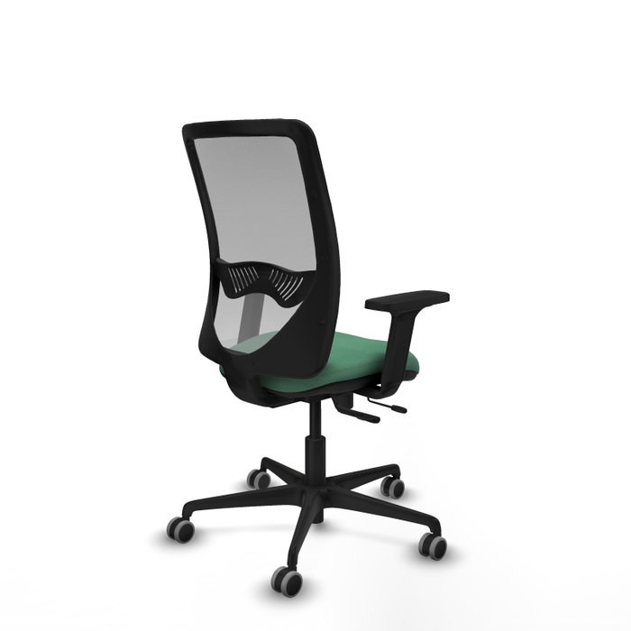 PIQUERAS Y CRESPO Silla de oficina Zulema Verde esmeralda y Gris PIQUERAS Y CRESPO Silla de oficina Zulema Verde esmeralda y Gris