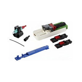 METZ CONNECT WKZ-Set + 20x FAST Stecker - OpDAT LWL Starterset para SC UPC