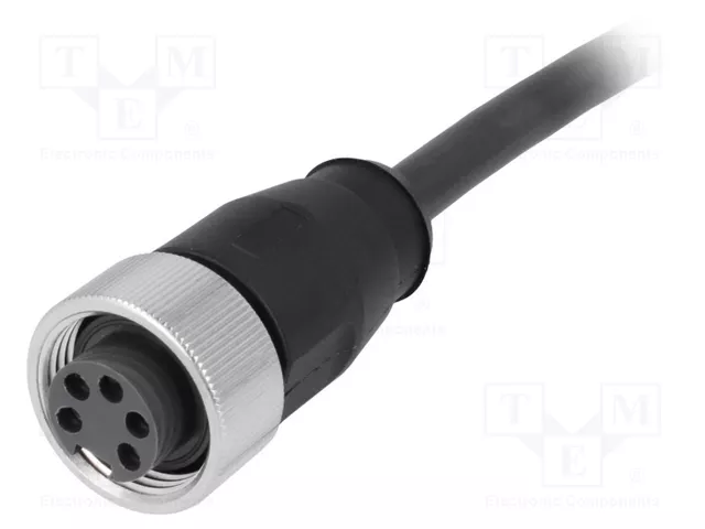 HARTING Enchufe Industrial Recto 7/8 pulgadas 5 Pines con Cable 5m HARTING Enchufe Industrial Recto 7/8 pulgadas 5 Pines con Cable 5m