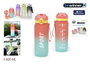 Bewinner Botella Sport Agua Multicolor 800 ml (Ancho 7,7 cm, Alto 24,3 cm, Largo 9 cm) (12 Unidades)