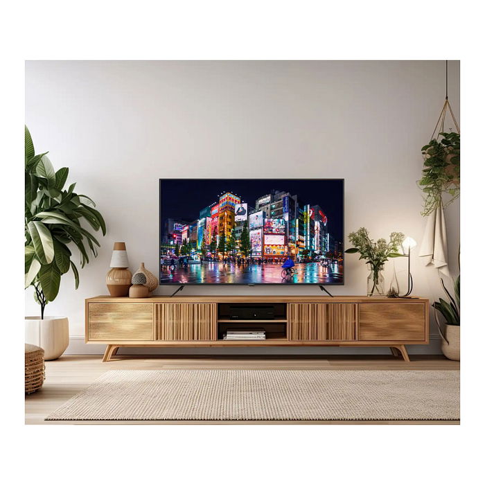 JAPANNEXT JN-IPS500UHD60F - Monitor 4K Ultra HD 50" (127 cm) 3840x2160 IPS 60Hz HDR Altavoces HDMI DisplayPort USB WLAN Negro